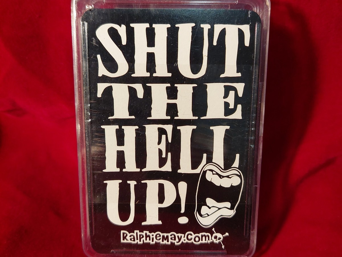 SHUT THE HELL UP! Ralphie May Playing Cards Exclusive Comedy Merch