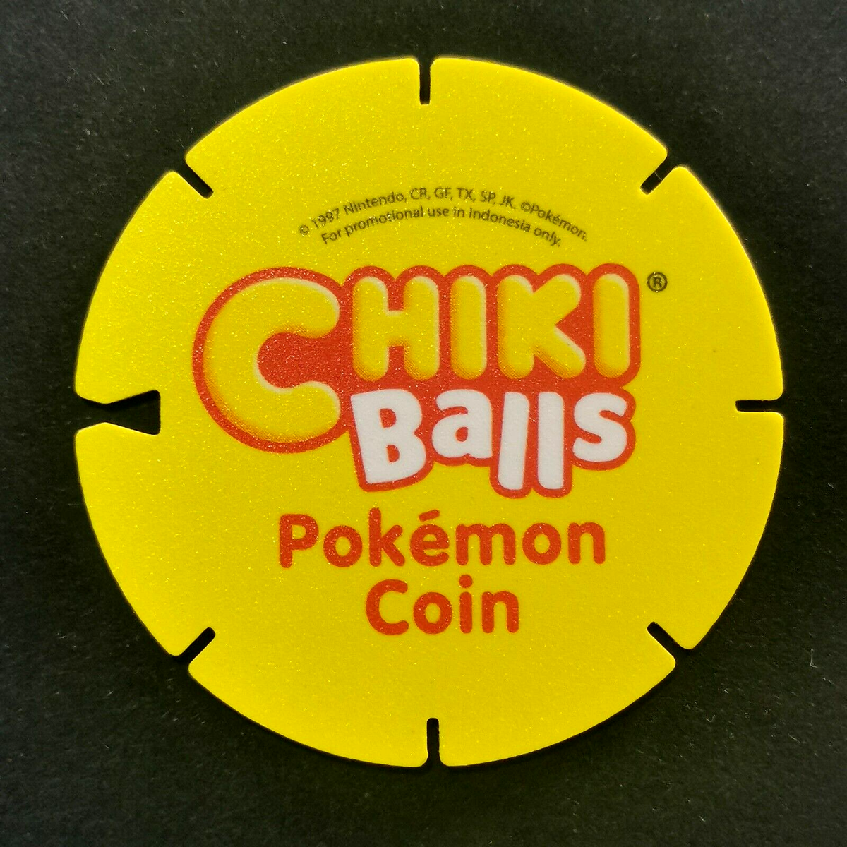 FLY TAZO POKEMON ECB #026 RAICHU 2021 Coin Chiki Balls INDONESIA