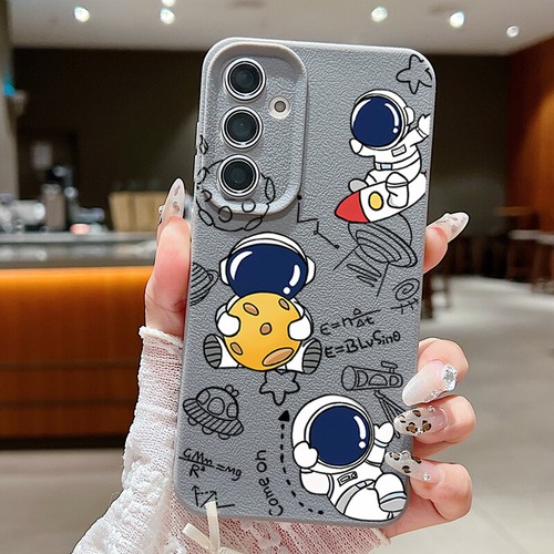 For Samsung S25 edge S24 FE Ultra S23 S22 A16 A26 Astronaut Cute Soft Case Cover - Picture 14 of 19