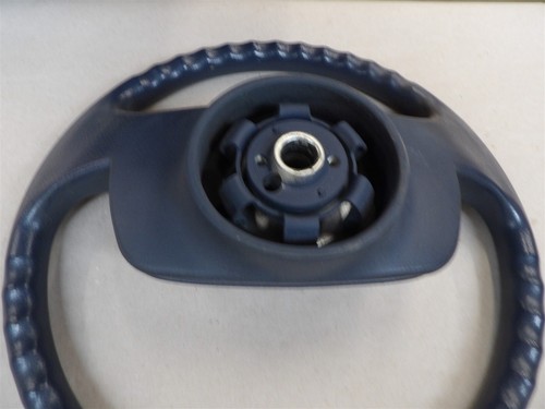 BUICK CENTURY 91-93 VOLANTE VINILO AZUL CON BOTÓN BOCINA MUY LIMPIO OEM - Imagen 8 de 8