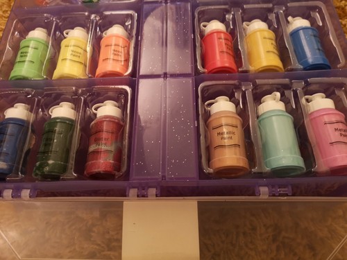 KOMPLETTER LACK- & BASTELKOFFER - 18 FARBEN ETC - 6+ - Bild 12 von 12