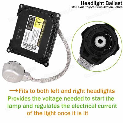 8596751040 2X Xenon HID Headlight Ballast For 06-11 Lexus ES350 IS250 GS350 | UK