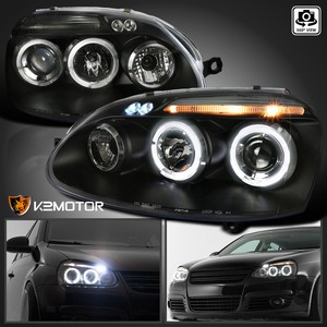 For 2006 2010 Vw Jetta Mk5 Golf Rabbit Gti Led Halo Projector Image Is Loading For 2006 2010 Vw Jetta Mk5 Golf Rabbit