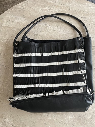 Proenza Schouler Fringe Leather Shoulder Tote Bag - Picture 4 of 9