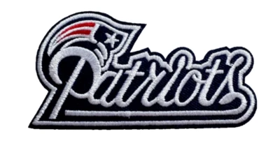 MARKENLOS New England Patriots NFL Football Team Logo zum Aufbügeln Aufnäher Patch