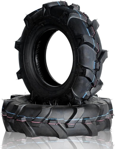 2pcs Tiller Tires 4.00x8 4.00x8 Ag Tread 4 Ply