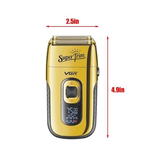 Men Electric Shaver Trimmer USB Razor Shaving Machine Twin Blade Rechargeable - Picture 12 of 13