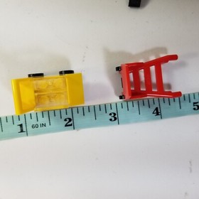Lot of 2x LEGO 7567 CITY Traveler Push Cart & Red Dolly Moving Mover