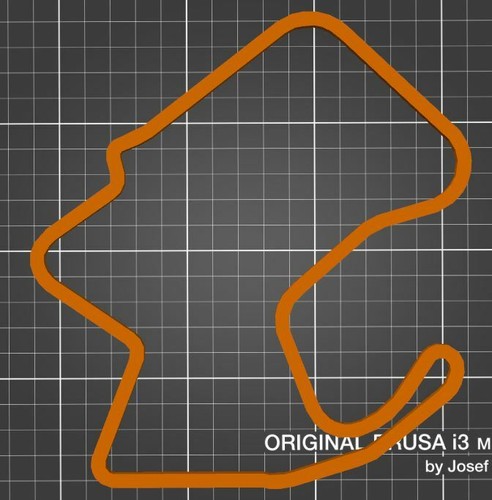 Arte de pared de pista impreso en 3D de circuitos de EE. UU. NASCAR Indy - Scuderia GP - Imagen 4 de 9