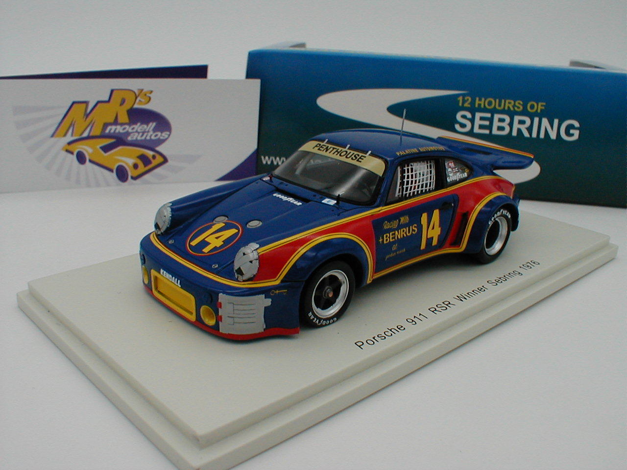 Spark 43se76-Porsche 911 rsr nº 14 winner Sebring 1976 a holbert 1 43 nuevo ventas calientes Spark 43se76-Porsche 911 rsr nº nº nº 14 winner Sebring 1976 a holbert 1 43 nuevo mas barato