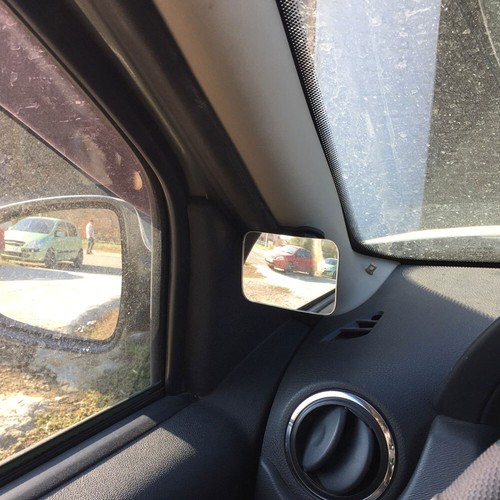 Car Rear View Convex Blind Spot 360° Wide Angle Safety Parking Auxiliary Mirror - Imagen 10 de 12