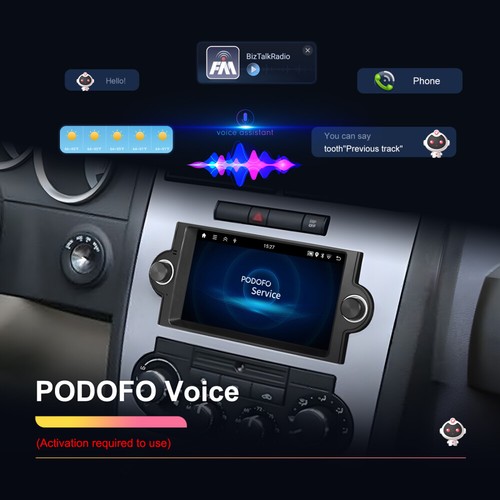 DAB+ Android 13 2+64GB Autoradio CarPlay GPS Navi für Chrysler 300C Jeep Dodge - Bild 17 von 23