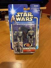 2002 Star Wars Episode 2 AOTC C-3PO Protocol Droid Figure backdrop variant