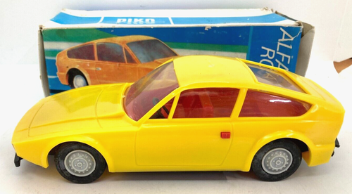 40352 PIKO / RDA / PLASTIQUE / ALFA ROMEO 1300 JUNIOR ZAGATO JAUNE 1/20 - Picture 3 of 4