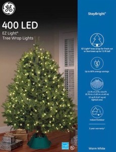 Ge Staybright Warm White Led Mini Christmas Tree Net Lights 400 Indo Image Is Loading Ge Staybright Warm White Led Mini Christmas Tree
