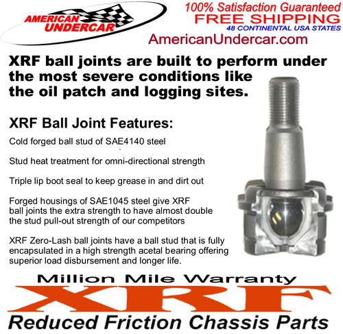 XRF Ford F250 F350 Ball Joint Suspension Kit Upper & Lower Super Duty 80 - 97 - Picture 3 of 9