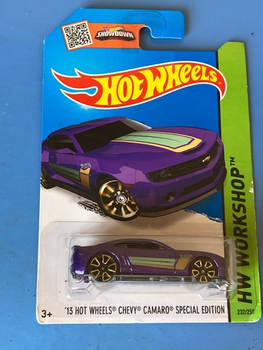 Hot Wheels HW WORKSHOP '13 HOT WHEES CHEVY CAMERO SPECIAL EDITION - Picture 2 of 7