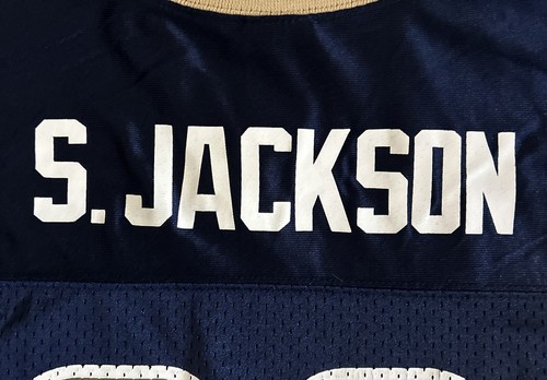 Steven Jackson St Louis Rams Reebok Blue NFL Jersey Youth Boys Large L (14-16) - Picture 12 of 19