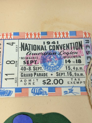 Pre-post WW2 American Legion convention, AUX 1938-1944 Scrapbook S.A.L Mothers - Picture 6 of 12