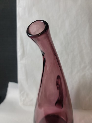 VINTAGE BLENKO 12" BENT TOP DECANTER WINSLOW ANDERSON - Picture 5 of 11