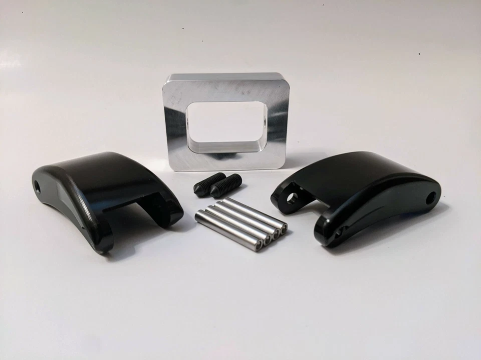 Plástico Delete - Billet BMW E30 Coupe Pop Out conjunto de reconstrução de trava de janela traseira (2) - Imagem 2 de 4