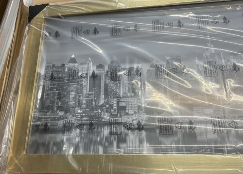 La Vie 12X36 Gold Panoramic Picture Frame for Wall Decoration, Minimalist Style - Picture 3 of 4