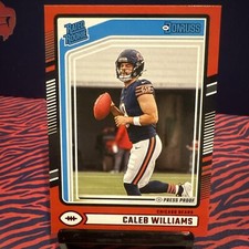 2024 Panini Donruss Caleb Williams Rated Rookie Red Press Proof #327 - Bears