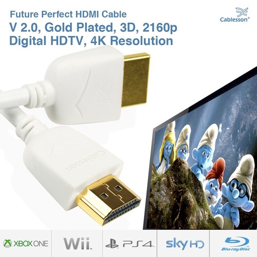 Cable HDMI Cablesson Mackuna Slim Flex Alta Velocidad v 1.4/2.0 4k 1080p 3D Full HD - Imagen 23 de 31