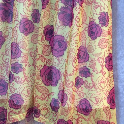 2016 Disney Princess Belle “True Beauty” Girls Hi-Low Dress Size M 7/8 Yellow - Picture 3 of 6