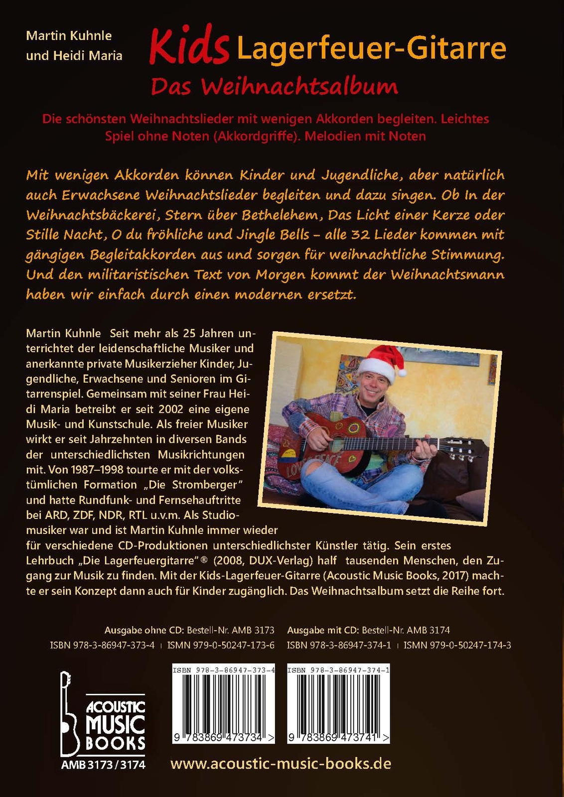 Thumbnail - Kids Lagerfeuer-gitarre. Das Weihnachtsalbum. Mit Cd Martin Kuhnle