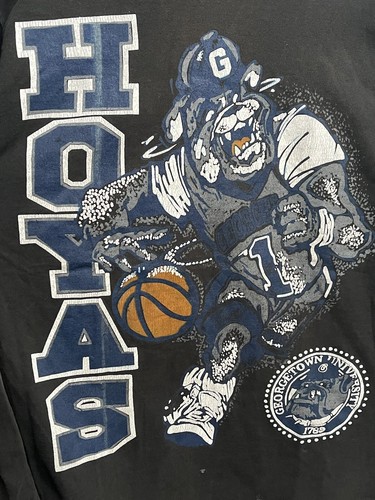 Vintage Georgetown Hoyas Langarmhemd Herren Größe Large 20 x 29  - Bild 2 von 6