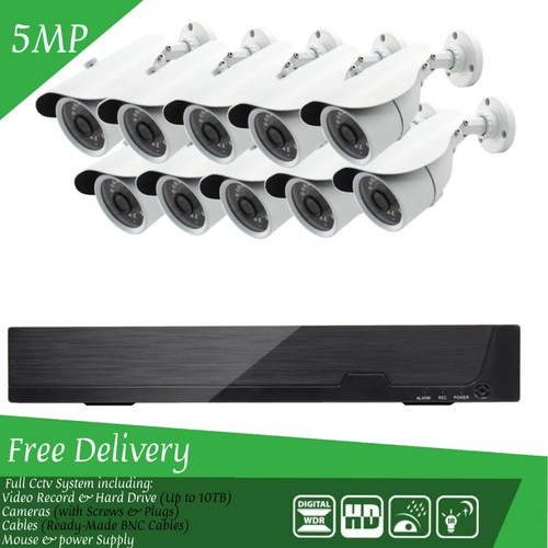 SISTEMA DE CÁMARA CCTV 5MP 4/8/16 CANALES DVR EXTERIOR VISIÓN NOCTURNA KIT DE SEGURIDAD PARA EL HOGAR - Imagen 21 de 27