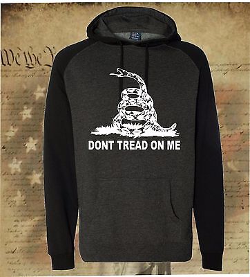 JOIN OR DIE DON/'T TREAD ON ME GADSDEN AMERICAN FLAG HOODED SWEATSHIRT HOODIE