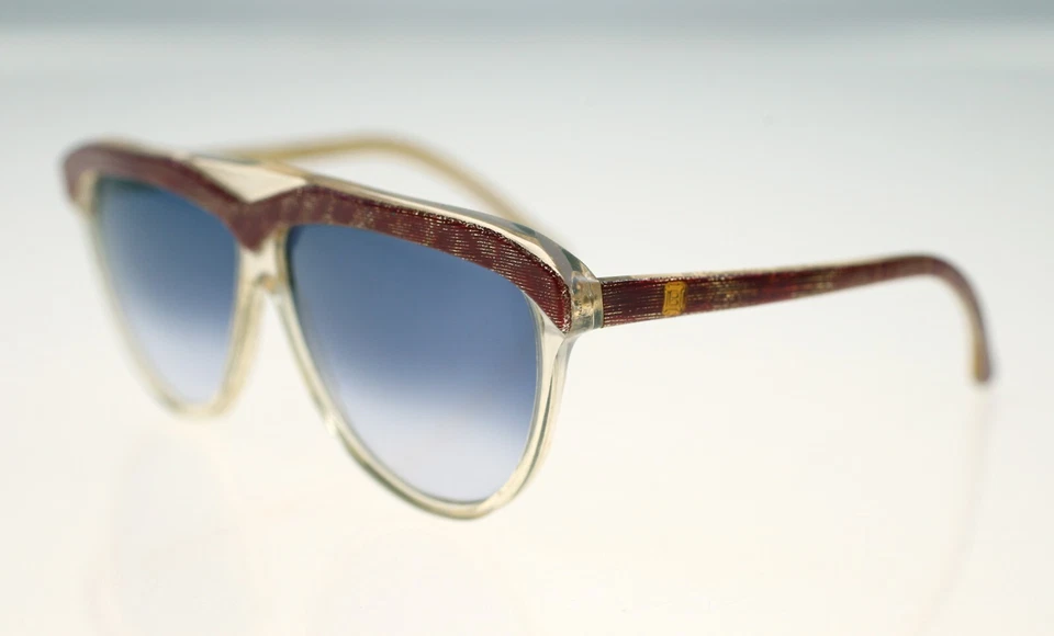 Laura Biagiotti Italia 'OXSOL' Mod. Gafas de sol 60-C131 damas brillo dorado Foto 2 de 4