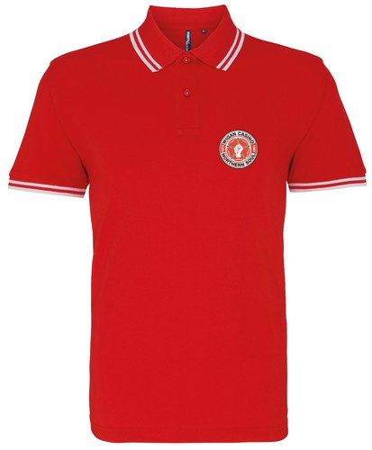 Northern Soul Wigan Casino Premium Embroidered Tipped Polo Shirt - Picture 5 of 10