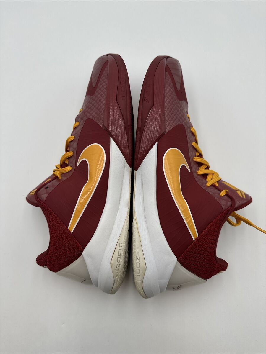 Nike Zoom Kobe 5 USC 2010 Size 13 Used 386429-602 | eBay