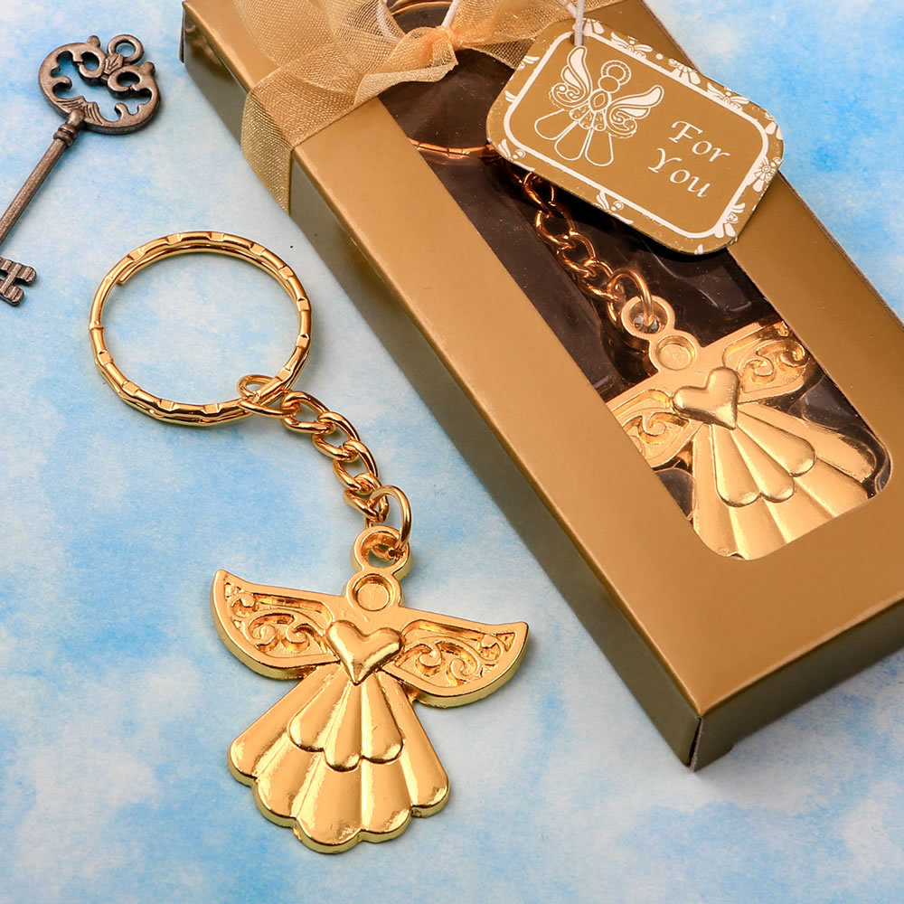 80 Angel Themed Gold METAL KEY CHAIN Baptismal Christening Communion Favor 80 Angel Themed Gold METAL KEY CHAIN Baptismal Christening Communion Favor