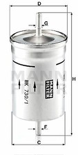 Fuel filter for VW SKODA SEAT CHERY AUDI:TRANSPORTER Mk V Van, 1J0201511A