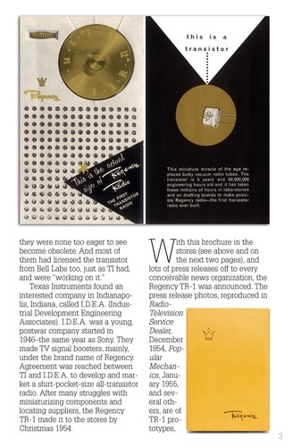 Regency TR-1 world's first transistor radio color book with history, facts & pix - Picture 6 of 8
