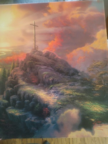 Thomas Kinkade Accent Print 31×1.5×16 The Cross Exclusively For ShopNBC - Picture 8 of 10