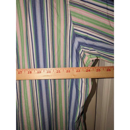 Tailorbyrd Men's 2XL Long Sleeve Button Up Striped Multicolor - Picture 4 of 5