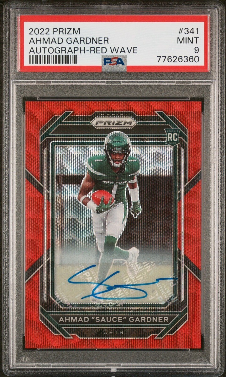 アートNo.341 Sauce Gardner 2022 Prizm #341 Rookie Autographs - No Huddle