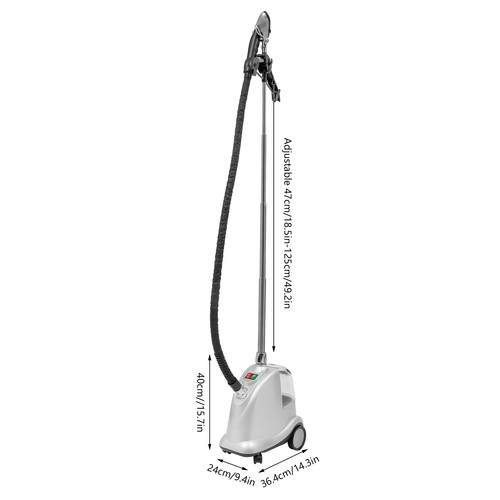 Kleidungsdampfer -vertikales Dampfbügeleisen mit 3L Wassertank -2200W - Imagen 2 de 18