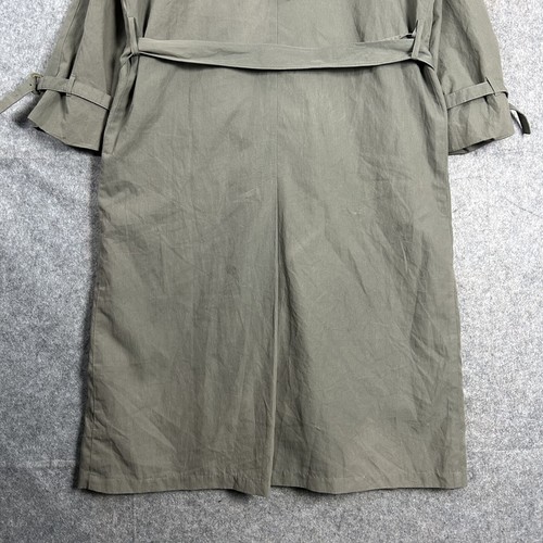 London Fog Trench Coat Womens Size 14 Long Padded Lining Double Breasted Vintage - Picture 8 of 22