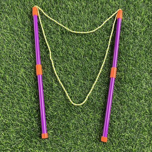 1Set Double Pole Bubble Rope Color Giant Bubble Circle Blowing Bubble Tool> - Zdjęcie 5 z 12