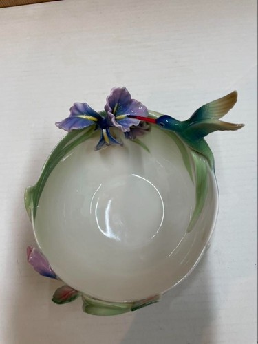FRANZ Porcelain Collection Longtail Hummingbird Bowl FZ01361 - Picture 7 of 11