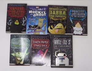 Details About Origami Yoda Star Wars Lot 7 Rocket Groot Stranded Tom Angleberger Princess Jaba