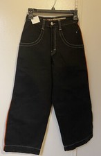 NWT Vintage Jnco Flamehead Baggy Denim Jeans Pants Wide Leg Youth Size 10