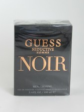 Guess Seductive Homme Noir by Guess 3.4 oz EDT Cologne for Men New In Box