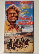 THE PROUD AND THE DAMNED-CHUCK CONNORS VHS(1990)